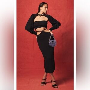 NWT Cult Gaia 2pc SET Sally Knit Top + Hedda Midi Skirt